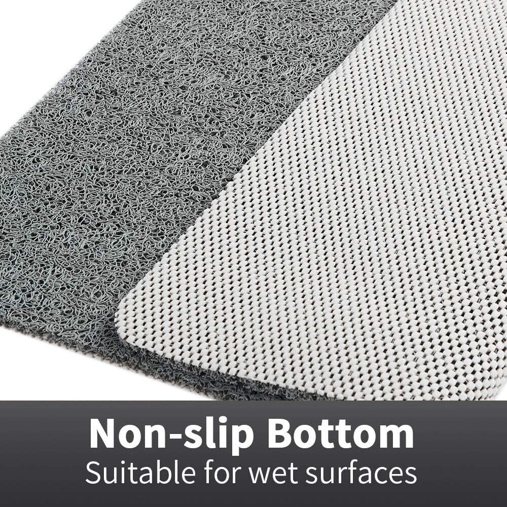 Aldersteel PVC Loofah Shower Mat – Non-Slip Quick-Dry Textured Bathtub Mat