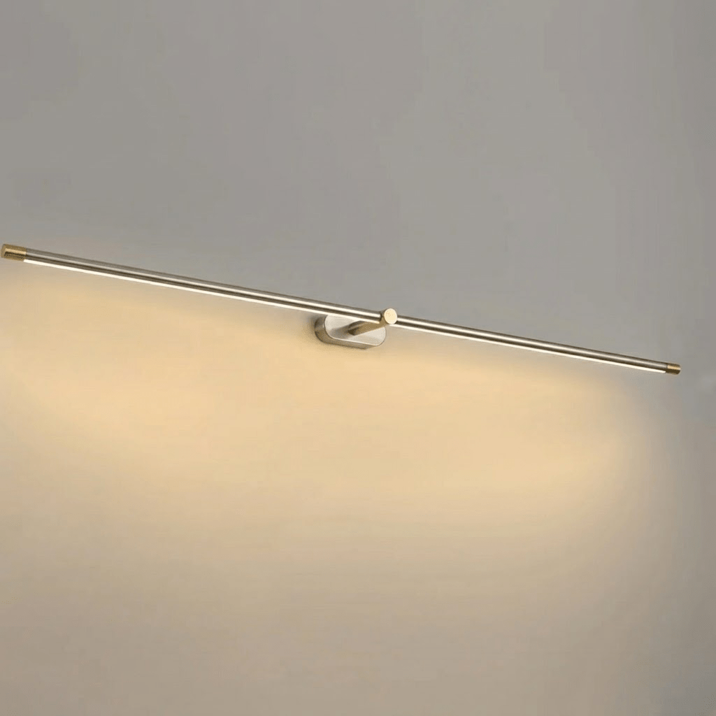 Wall Light Aluminium Rechargeable USB LED Three Colour Changing Black Gold and Nickel Cordless Indoor 10