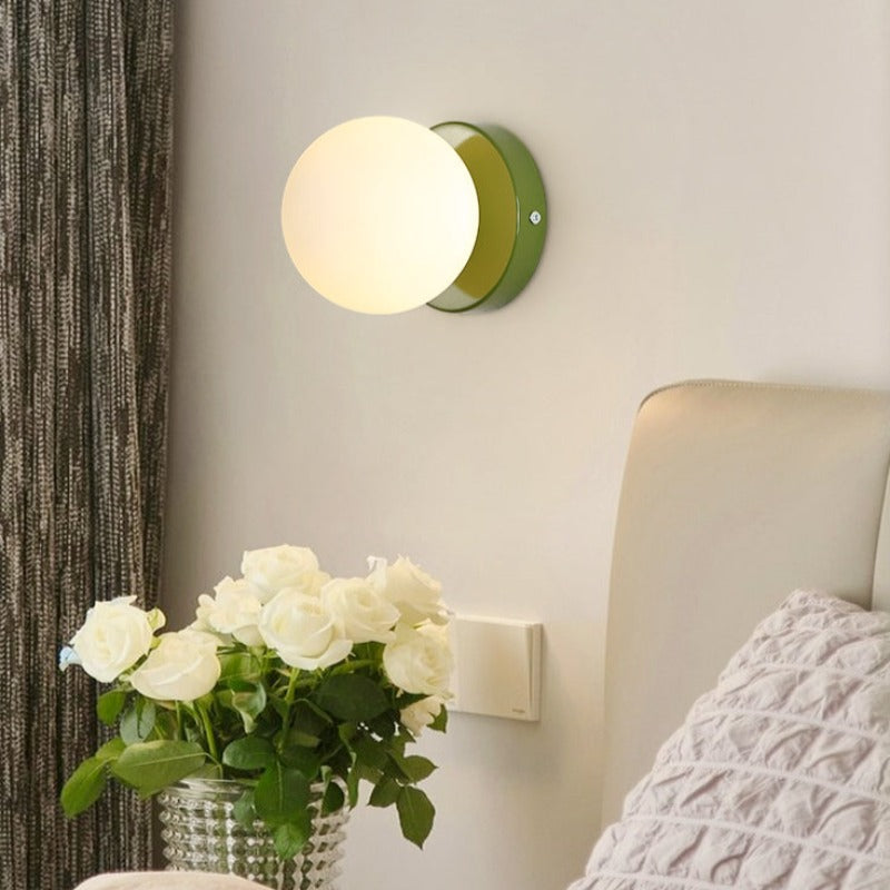 Wall Light Metal and Acrylic Minimalist G9 Red Black White Green Yellow and Pink Bedroom Hallway 2