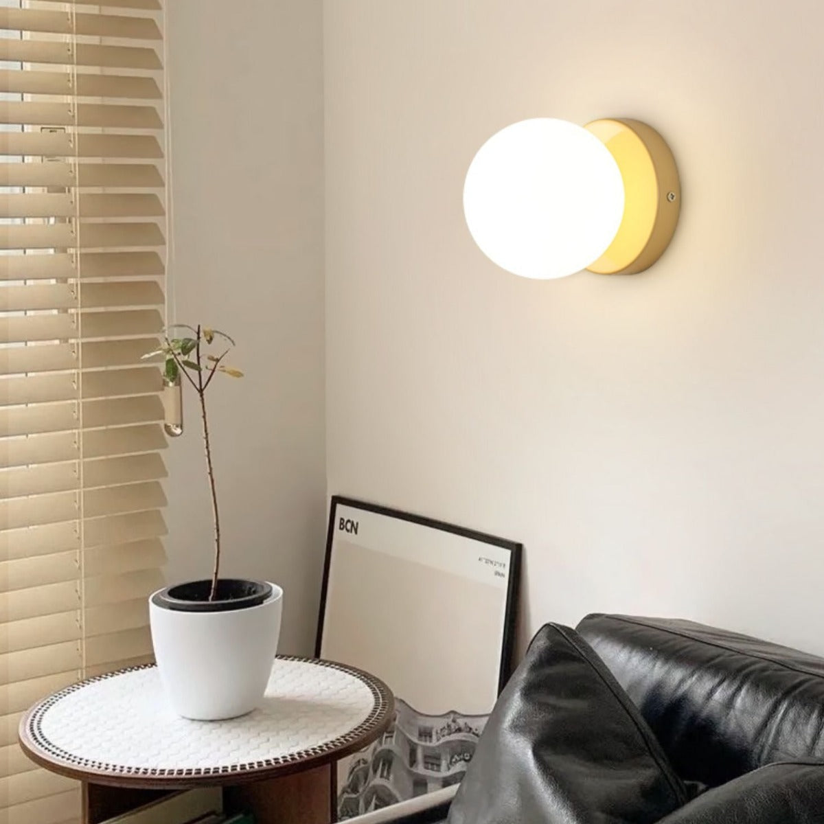 Wall Light Metal and Acrylic Minimalist G9 Red Black White Green Yellow and Pink Bedroom Hallway 3